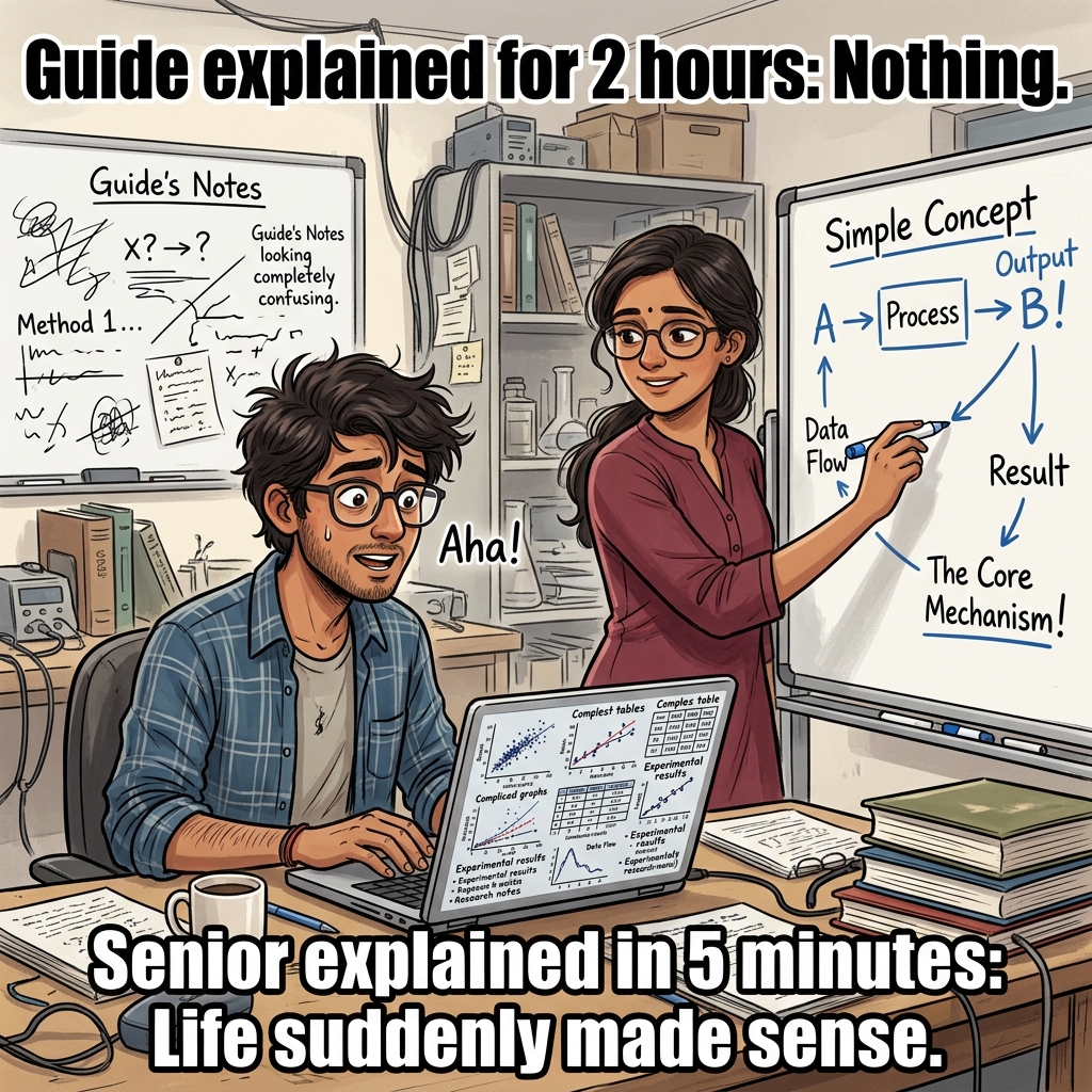 Five Minutes With a Helpful Senior: Better than three days of reading the manual alone.